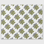 Ich bin EIN BUCHHALTER, ZEIT ZU RETTEN, LIESS US Geschenkpapier (Flach)