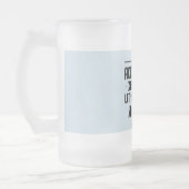 ich bin ein Buchhalter, zum von Zeit zu retten Mattglas Bierglas (Links)