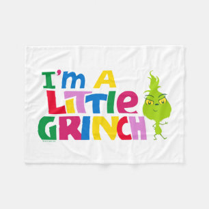 Ich bin ein Bunter Grinch Grafik Fleecedecke