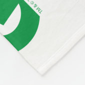 Ich bin ein Bunter Grinch Grafik Fleecedecke (Ecke)