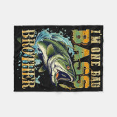 Ich bin ein Byd Byss Bruder Byss Angelgeschenk für Fleecedecke (Vorderseite (Horizontal))