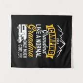 Ich bin ein Camping Oma Wandteppich (Vorderseite (Horizontal))