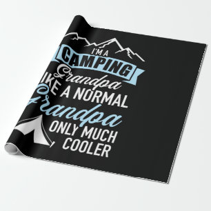 Ich bin ein Camping Opa Geschenkpapier