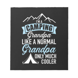 Ich bin ein Camping Opa Notizblock