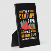 Ich bin ein Camping Papa Fotoplatte (Seite)