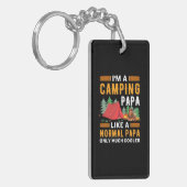 Ich bin ein Camping Papa Schlüsselanhänger (Vorderseite links)