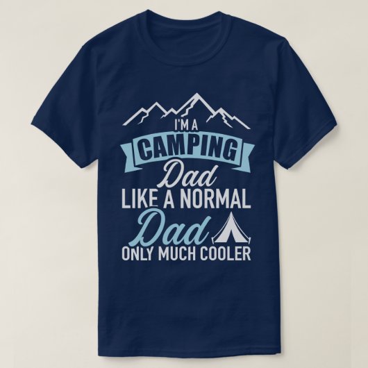 Ich bin ein Camping Papa T-Shirt (Design vorne)