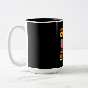 Ich bin ein Camping Papa Zweifarbige Tasse