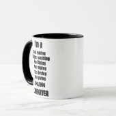 Ich bin ein... CAREGIVER Tasse (Vorderseite Links)