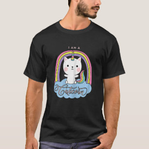 Ich bin ein Caticorn Cat Unicorn Rainbow Kittycorn T-Shirt