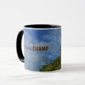 Ich bin ein Champ Tasse (Vorderseite Links)