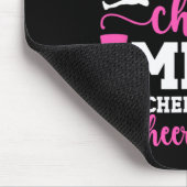 Ich bin ein Cheer Mimi eines Cheerleader Mimi Chee Mousepad (Ecke)