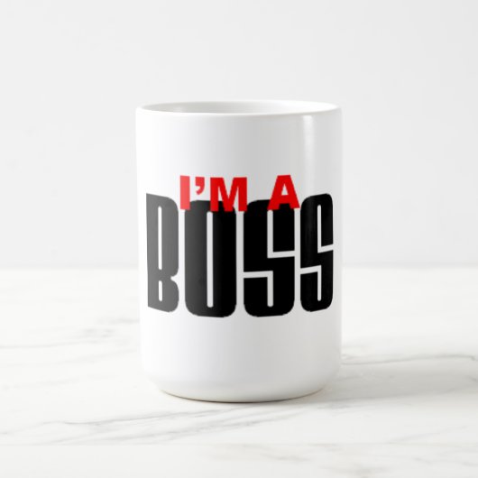 Ich bin EIN CHEF Kaffeetasse (Mittel)