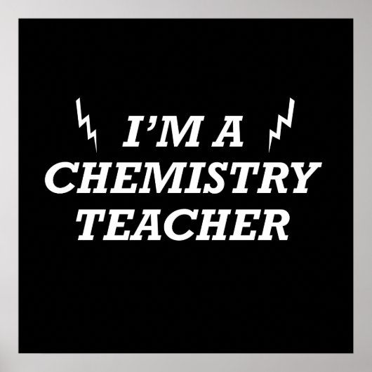 Ich bin ein Chemielehrer Poster (Vorne)
