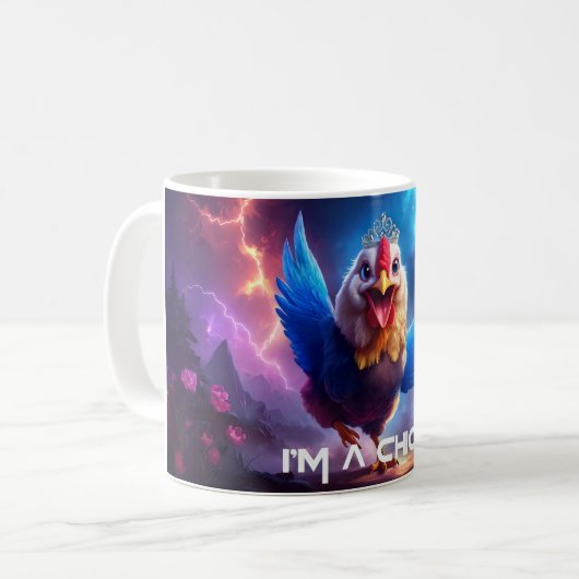 ICH BIN EIN CHICK KAFFEETASSE (Vorderseite Links)