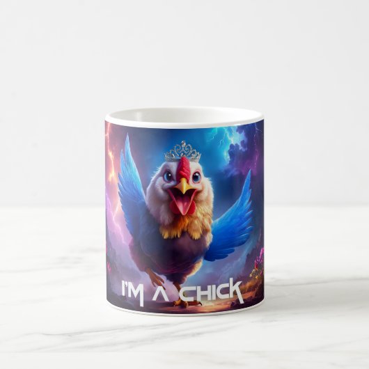 ICH BIN EIN CHICK KAFFEETASSE (Mittel)