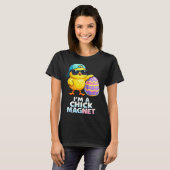 Ich bin ein Chick-Magnet Lustiger Ostern-Chick-Spr T-Shirt (Vorne ganz)