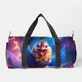 Ich bin ein CHICK Print Cut Sew Bag Duffle Bag (Rückseite)