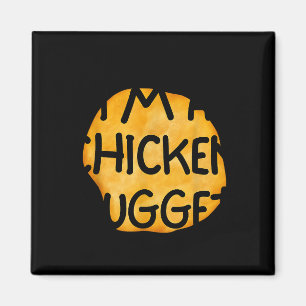 Ich bin ein Chicken Nugget lustiger fauler einfach Magnet