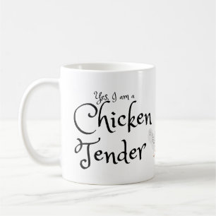 Ich bin ein Chicken Tender Becher – Lustiger Hühne Kaffeetasse