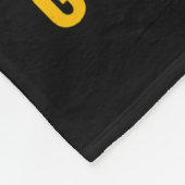 Ich bin ein Christ unter Konstruktion Gott ist noc Fleecedecke (Ecke)