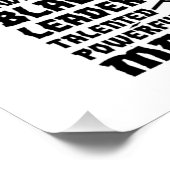 Ich bin ein Christlicher Black King Men Pater Vate Poster (Ecke)