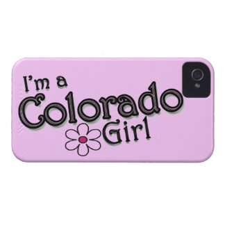 Ich bin ein Colorado-Mädchen, Blume, rosa iPhone 4 Case-Mate Hülle