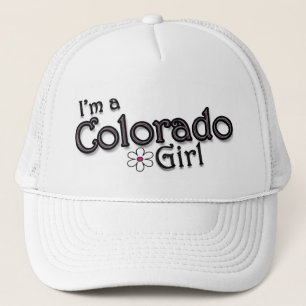 Ich bin ein Colorado-Mädchen, Blume, Truckerkappe