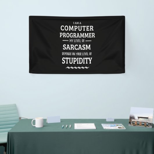 Ich bin ein Computerprogrammierer Banner (Messeveranstaltung)