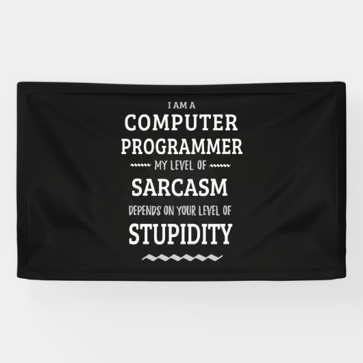 Ich bin ein Computerprogrammierer Banner (Horizontal)