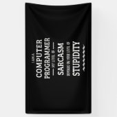 Ich bin ein Computerprogrammierer Banner (Vertikal)