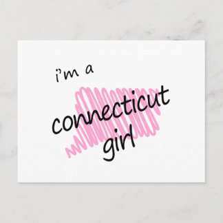 Ich bin ein Connecticut-Mädchen Postkarte