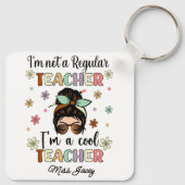 Ich bin ein Cooler Lehrer, ein witziger Lehrer Schlüsselanhänger (Rückseite)