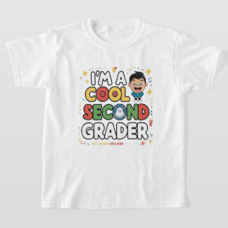 Ich bin ein cooler Zweitklässler T-Shirt zum Zurüc