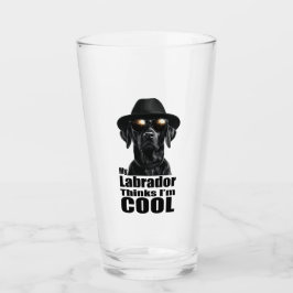 Ich bin ein Cooles schwarzes Labor Glas