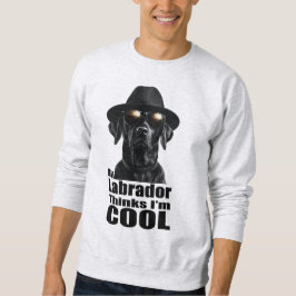 Ich bin ein Cooles schwarzes Labor Sweatshirt
