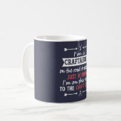 Ich bin ein CRAFTAHOLIC Kaffeetasse (Vorderseite Links)