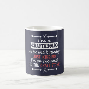 Ich bin ein CRAFTAHOLIC Kaffeetasse