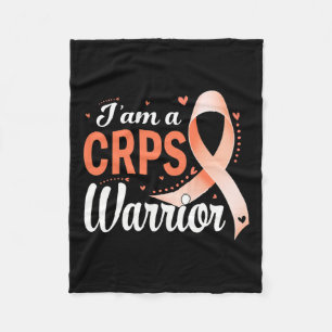 Ich bin ein Crps Warrior Rsd Awareness Orange Ribb Fleecedecke
