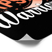 Ich bin ein Crps Warrior Rsd Awareness Orange Ribb Poster (Ecke)