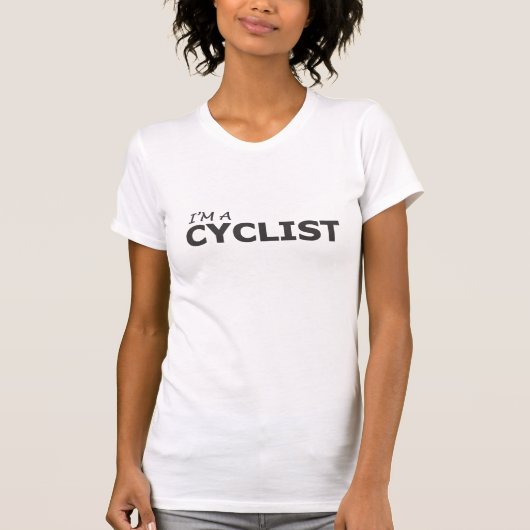 Ich bin EIN CYCLIST/THYMOMA ÜBERLEBENDER T-Shirt (Vorderseite)
