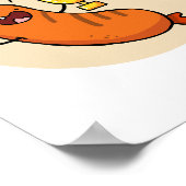Ich bin ein Dackel-Hotdog-Poster Poster (Ecke)