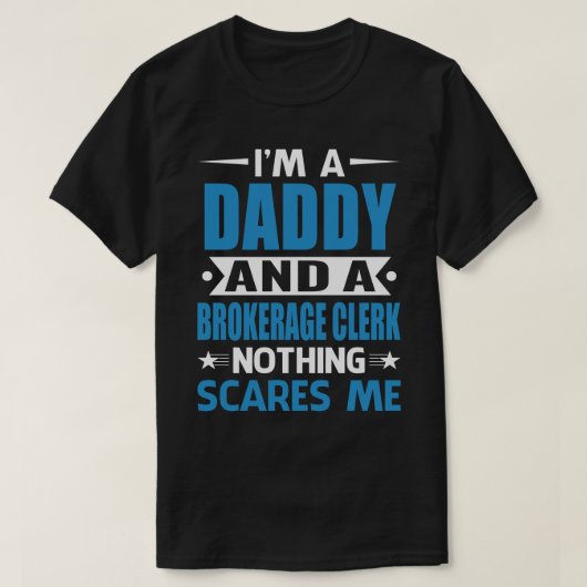 Ich bin ein DADDY und ein Maklerangestellter nicht T-Shirt (Design vorne)