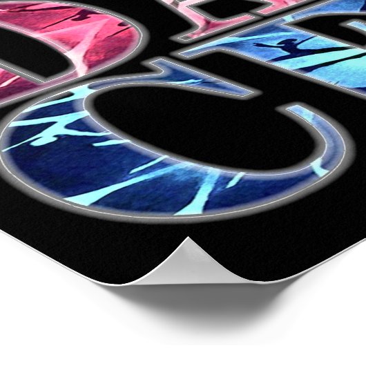 Ich bin ein DANCER (Portfolio Poster) Poster (Ecke)