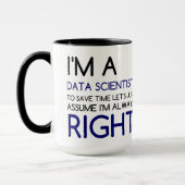 ICH BIN EIN DATENWISSENSCHAFTLER TASSE (Links)