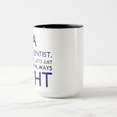 ICH BIN EIN DATENWISSENSCHAFTLER TASSE (Zentrum)