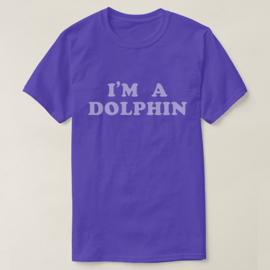 Ich bin ein Delfin T-Shirt (Design vorne)