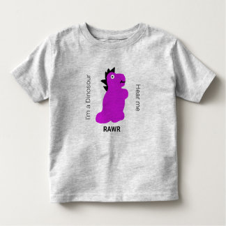 Ich bin ein Dinosaurier, höre mich Rawr! Kleinkind T-shirt