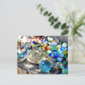 Ich bin ein direkter Shooter — "Marmorzeit" Postkarte (Stehend Vorderseite)