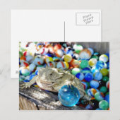 Ich bin ein direkter Shooter — "Marmorzeit" Postkarte (Vorne/Hinten)